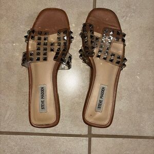 Steve Madden clear sandals size 7